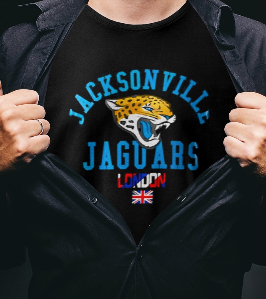 Jacksonville Jaguars London 2026 International Series UK Flag T-Shirt