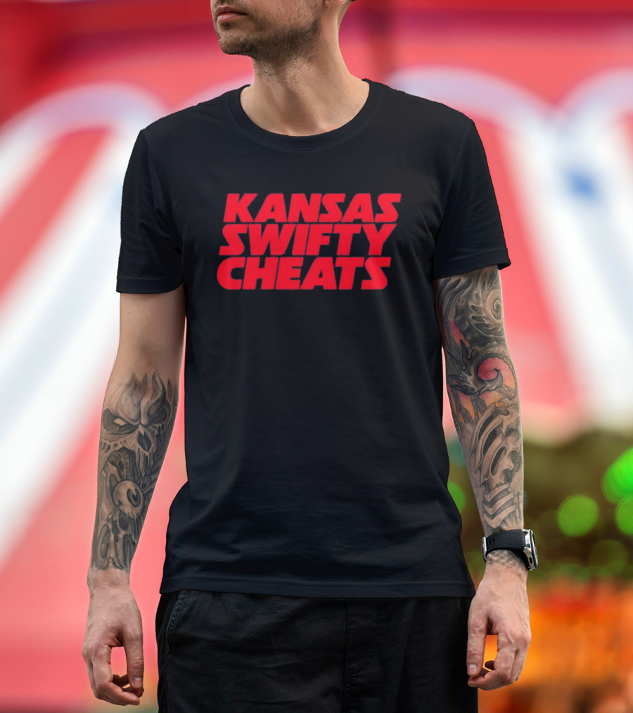 Kansas Swifty Cheats Bold Red T-Shirt
