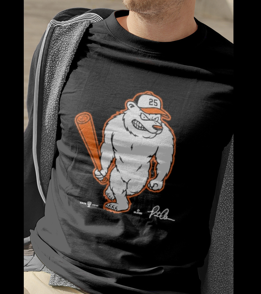 Baltimore Orioles Polar Bear Pete Alonso Baseball Bat T-Shirt