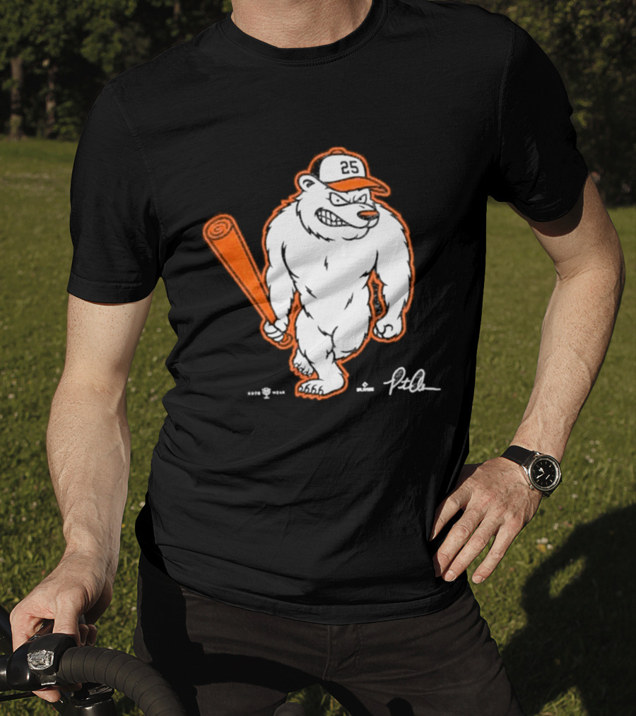 Baltimore Orioles Polar Bear Pete Alonso Baseball Bat T-Shirt