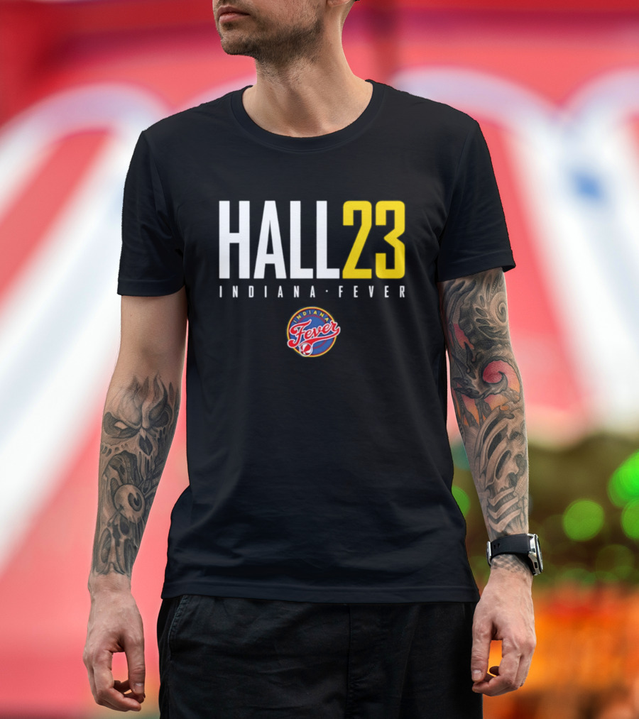 Indiana Fever Lexie Hall 23 WNBA Team Fan Gear T-Shirt