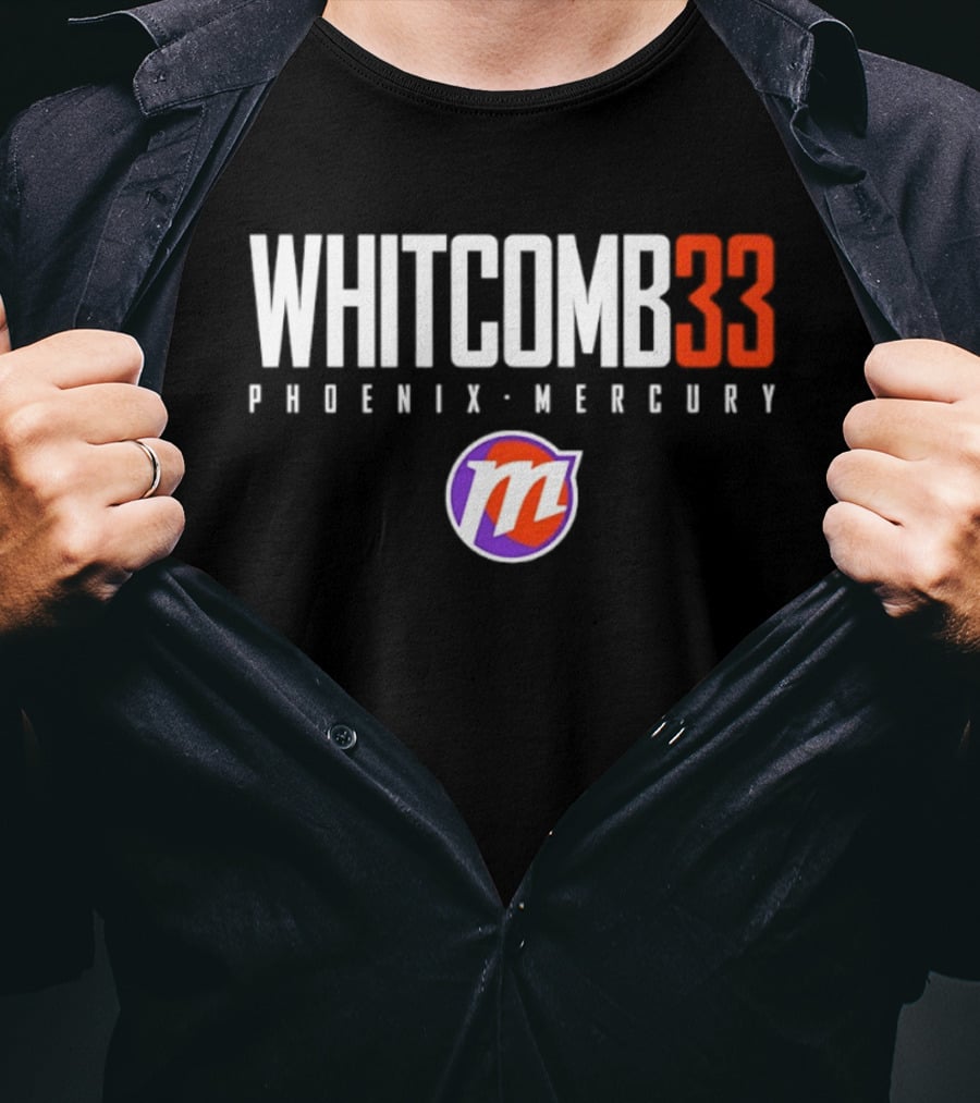 Whitcomb 33 Phoenix Mercury WNBA Name And Number T-Shirt