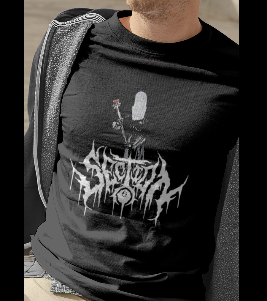 Section 8 Store Knight's Flail Dripping Text And Armor T-Shirt