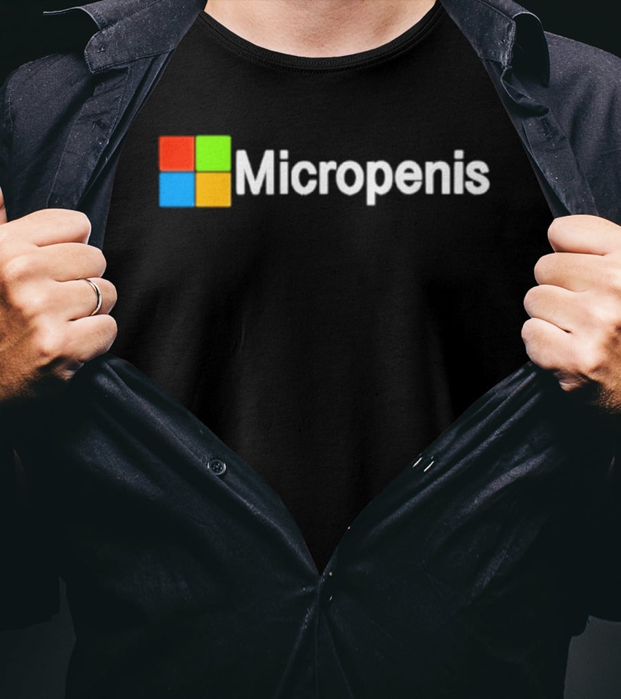 Micropenis Microsoft Parody Blocks T-Shirt