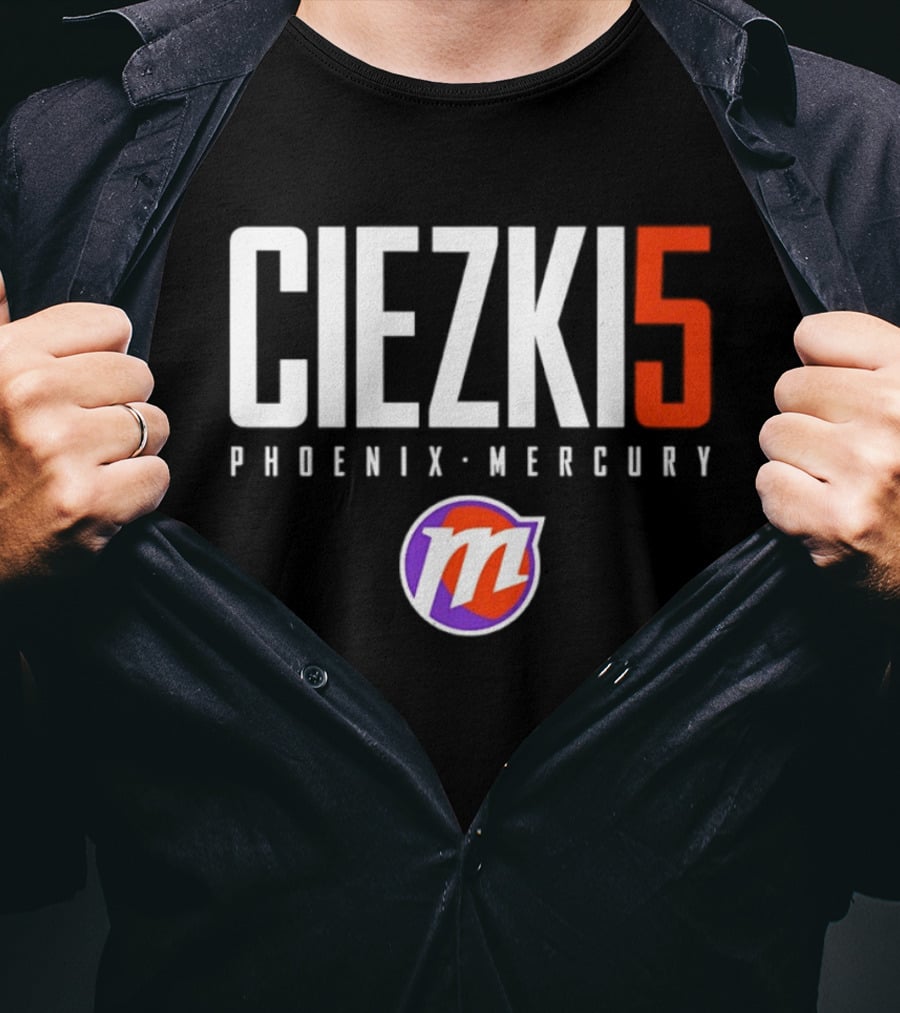 Ciezki 5 Phoenix Mercury WNBA M Basketball Fan T-Shirt