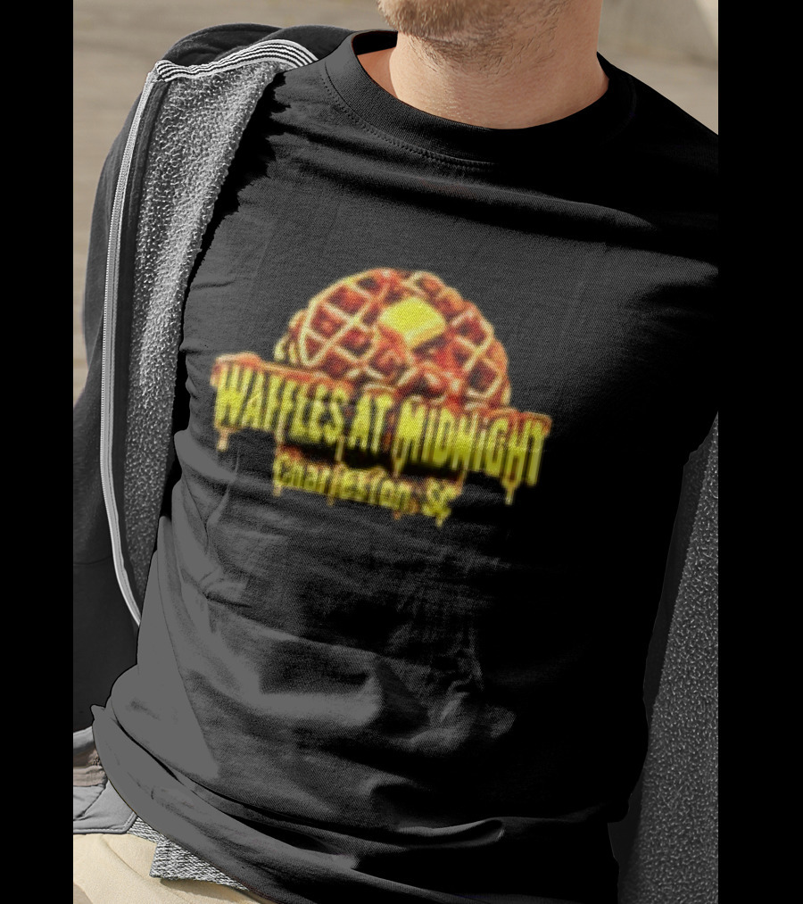 Monkey Waffles At Midnight Charleston SC Two Sided T-Shirt