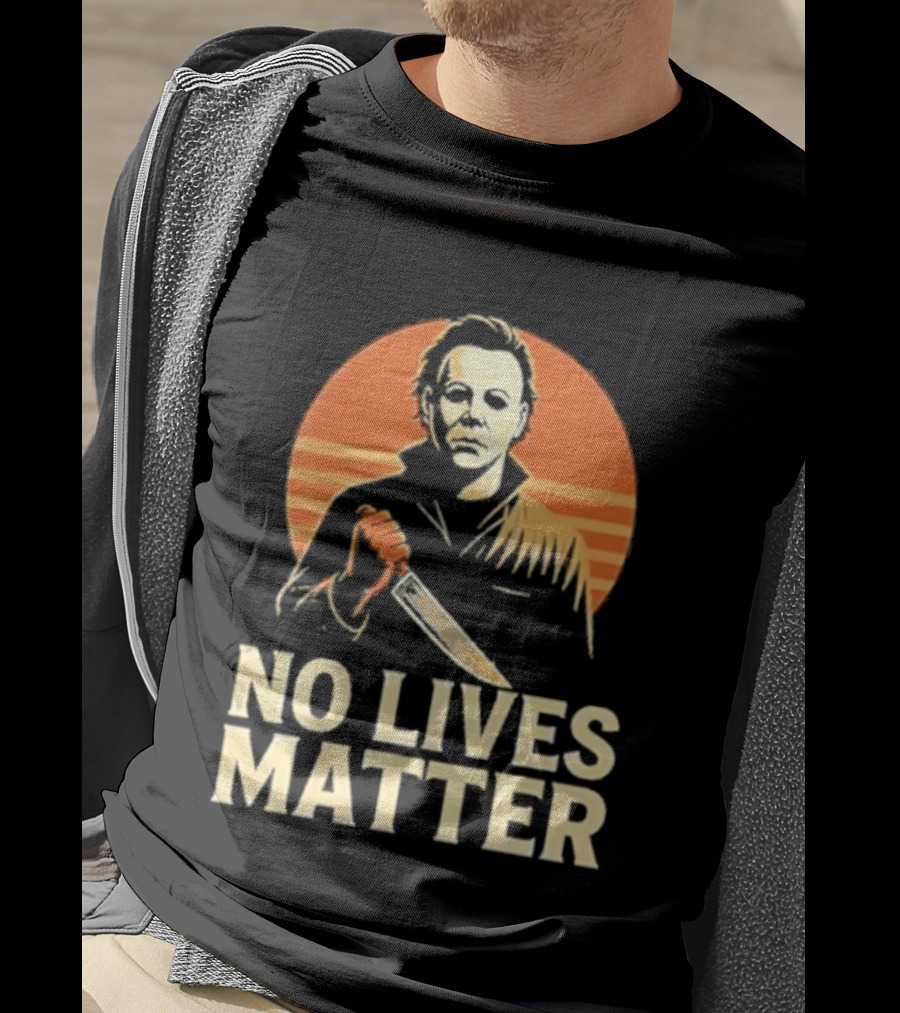 Michael Myers No Lives Matter Halloween Vintage Knife T-Shirt
