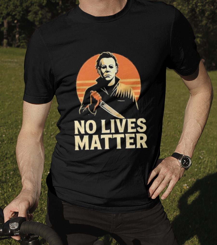 Michael Myers No Lives Matter Halloween Vintage Knife T-Shirt