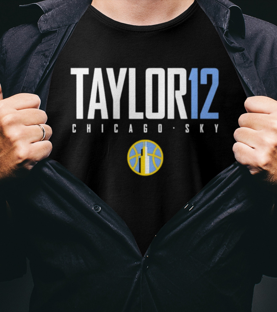 Taylor 12 Chicago Sky WNBA T-Shirt