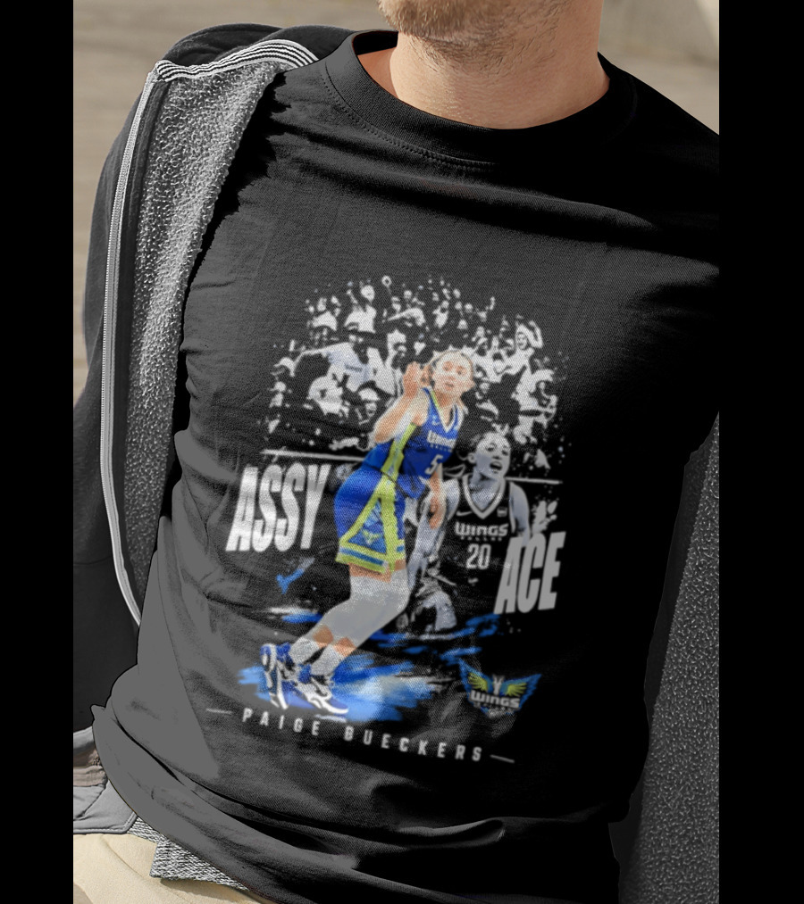 Paige Bueckers Assy Ace Dallas Wings No 5 T-Shirt