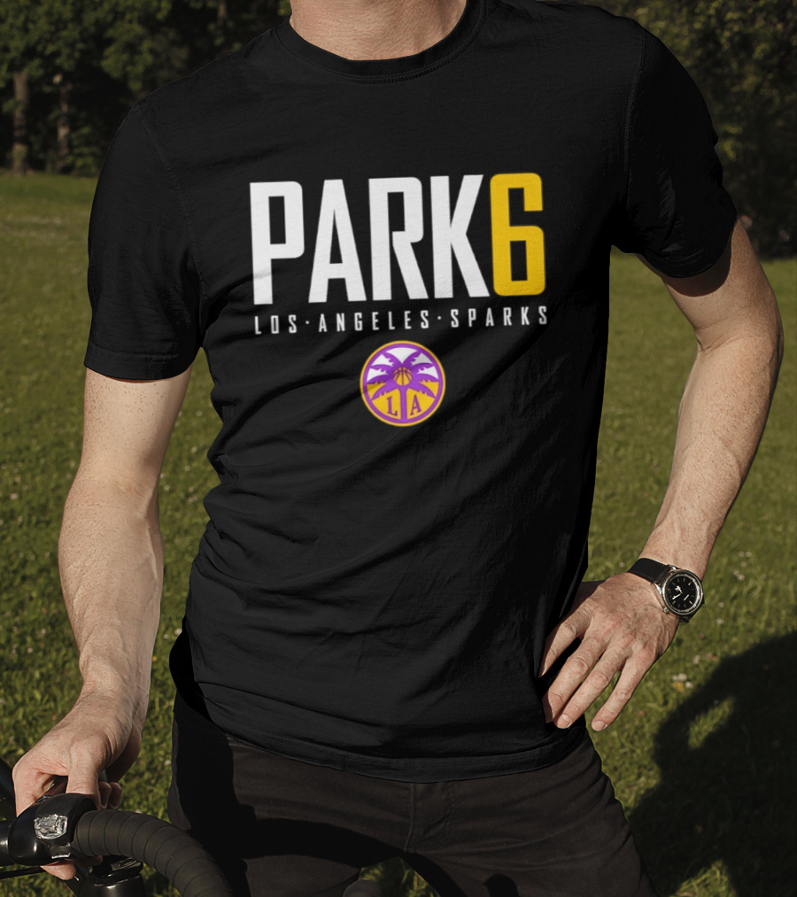 Park 6 Los Angeles Sparks WNBA Basketball T-Shirt