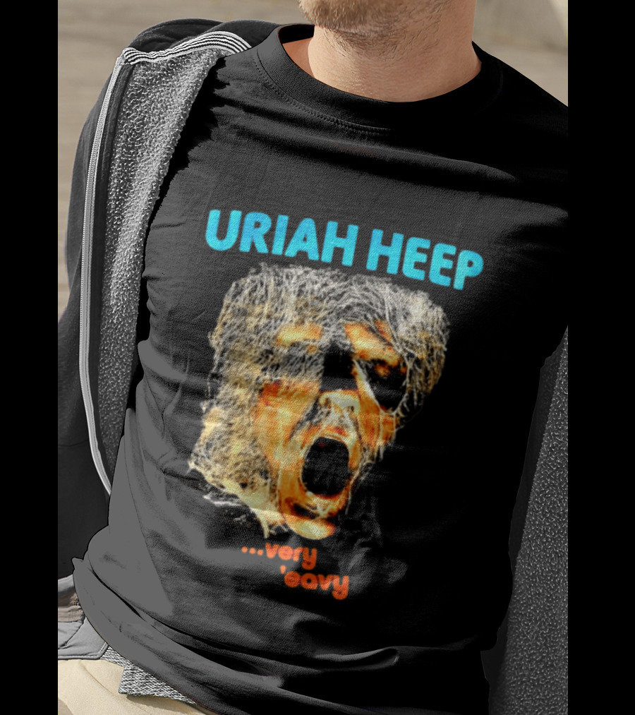 Uriah Heep Very 'Eavy Album Cover Art Hard Rock Music T-Shirt