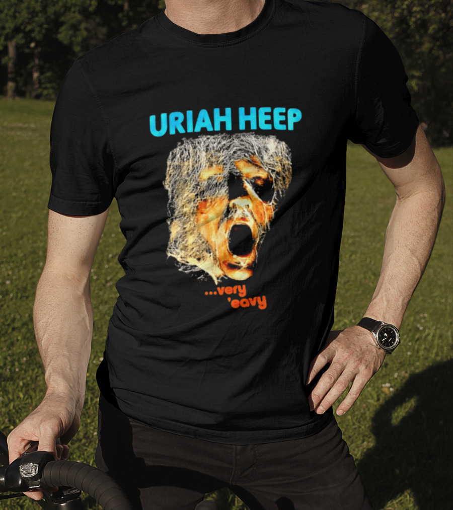 Uriah Heep Very 'Eavy Album Cover Art Hard Rock Music T-Shirt