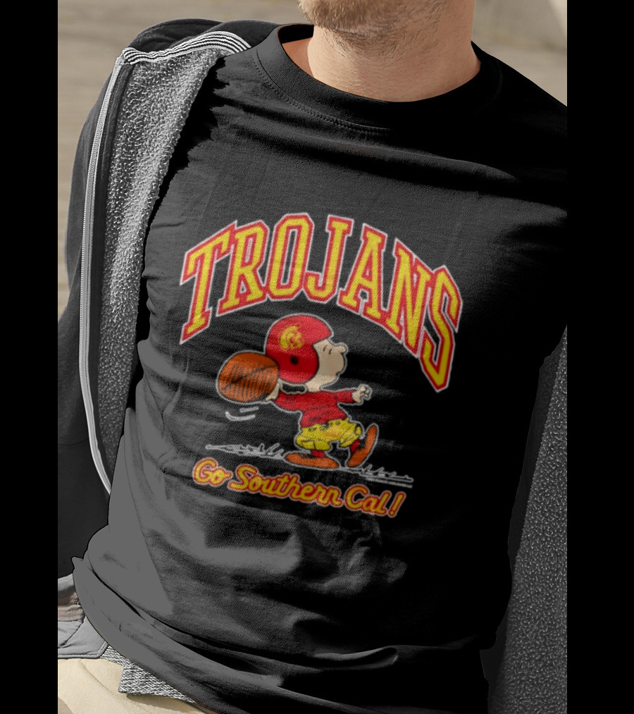 Trojans Peanuts Charlie Brown Go Southern Cal T-Shirt