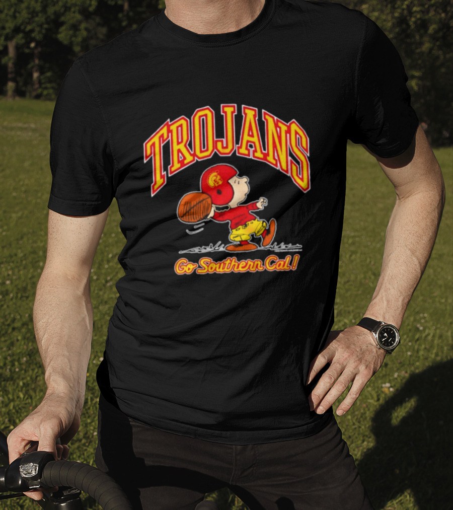 Trojans Peanuts Charlie Brown Go Southern Cal T-Shirt