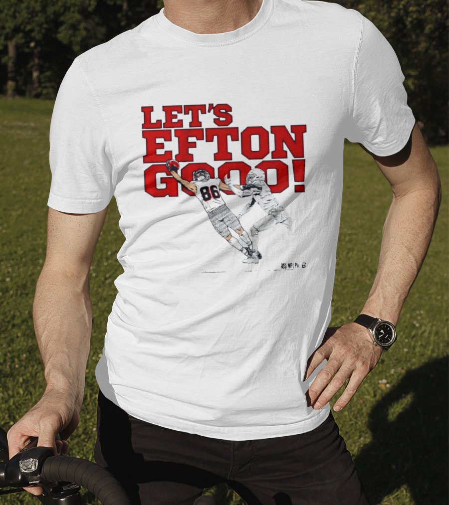 LET'S EFTON GO 88 Football Action Sports T-Shirt