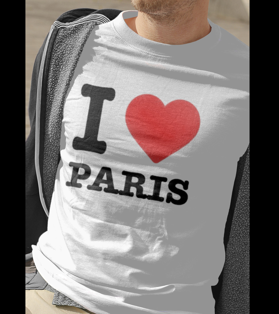 I Love Paris France City Of Light Travel T-Shirt