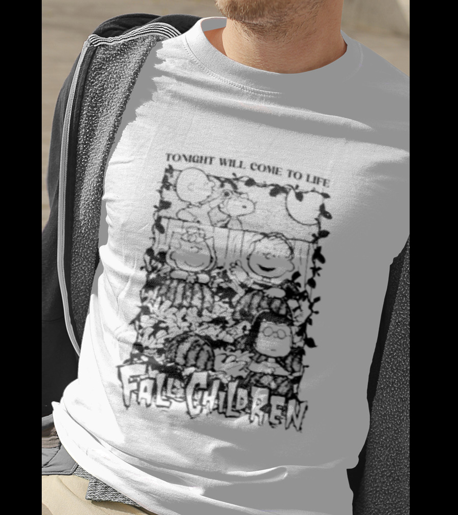 Peanuts 2026 Halloween Tonight Will Come To Life Fall Children T-Shirt
