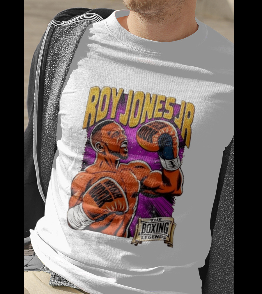Roy Jones Jr Captain Hook Boxing Legends Wear Hook T-Shirt