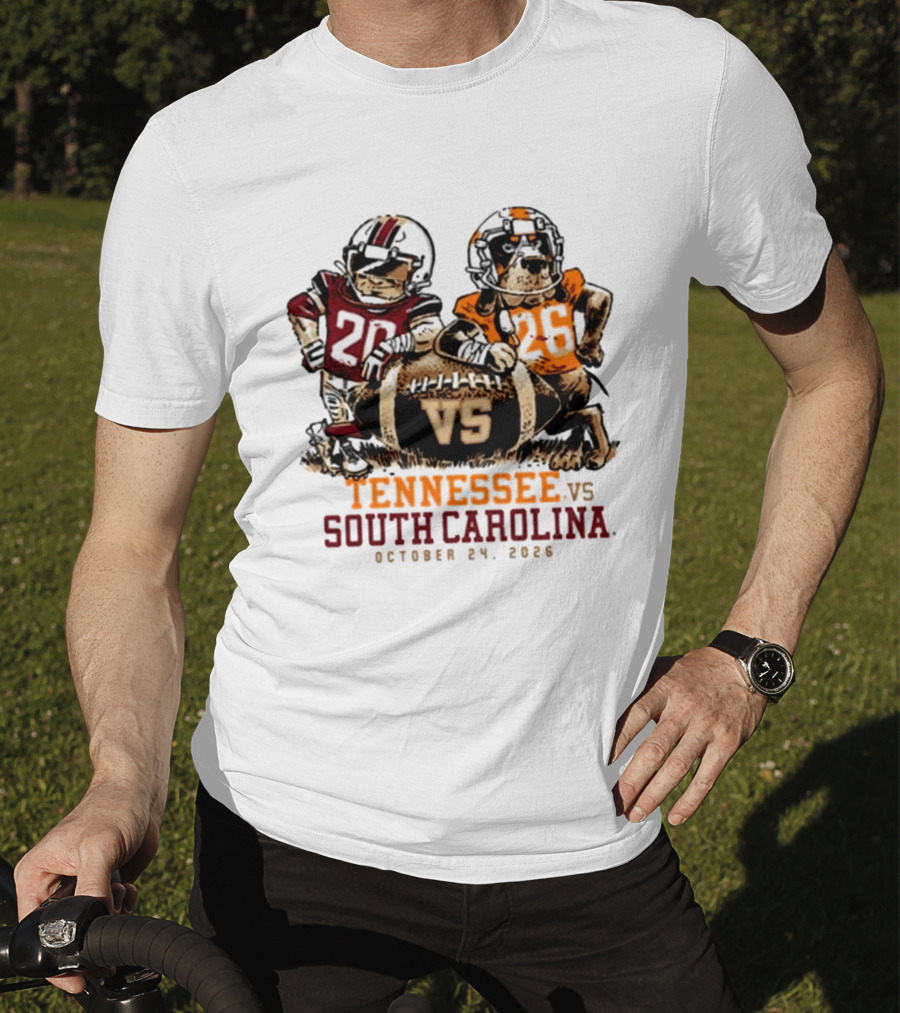 Tennessee Vs South Carolina Football October 24 2026 T-Shirt