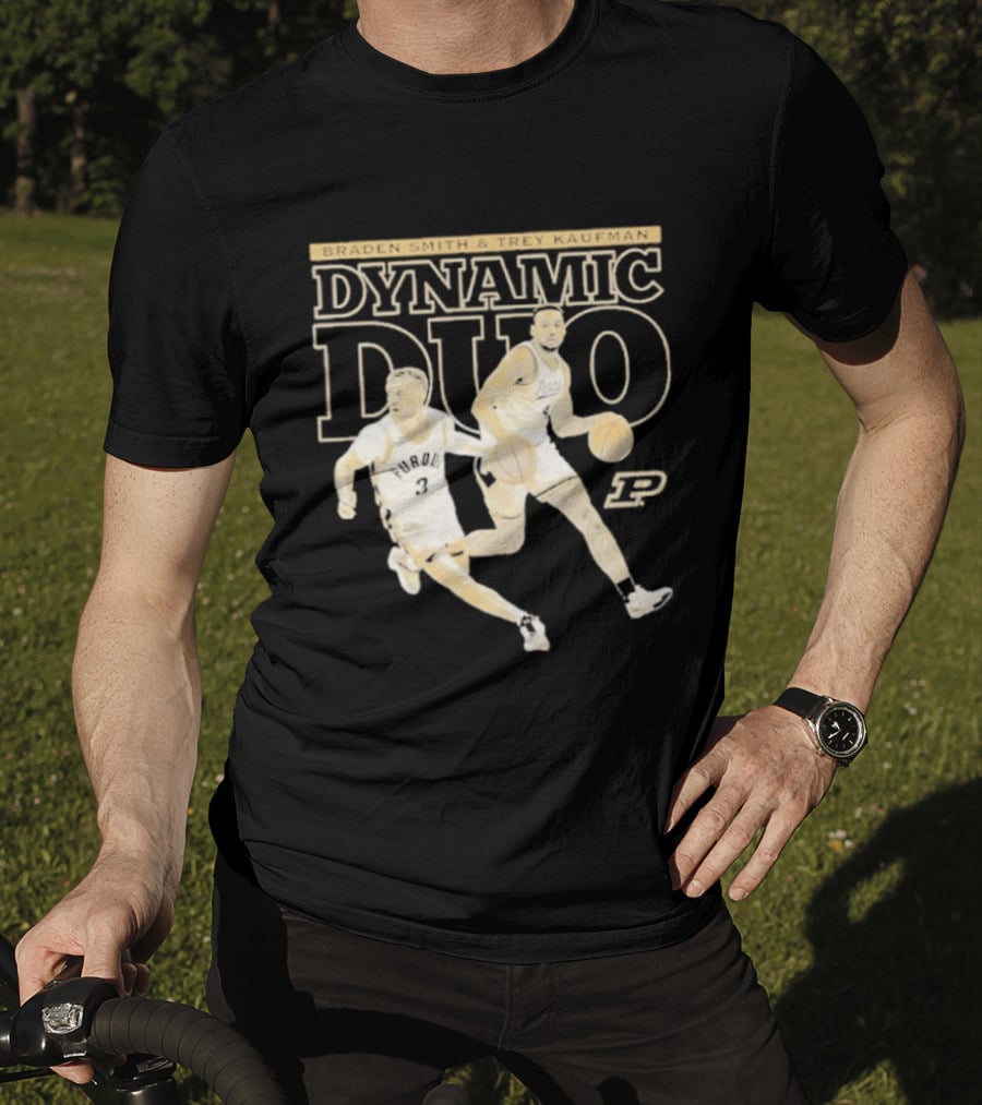 Braden Smith Trey Kaufman Dynamic Duo Purdue Boilermakers NCAA Basketball T-Shirt