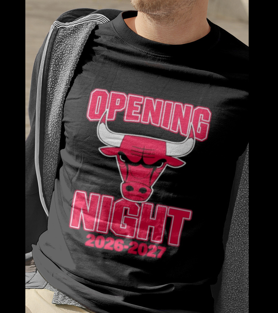 Chicago Bulls Opening Night 2026 2027 NBA T-Shirt