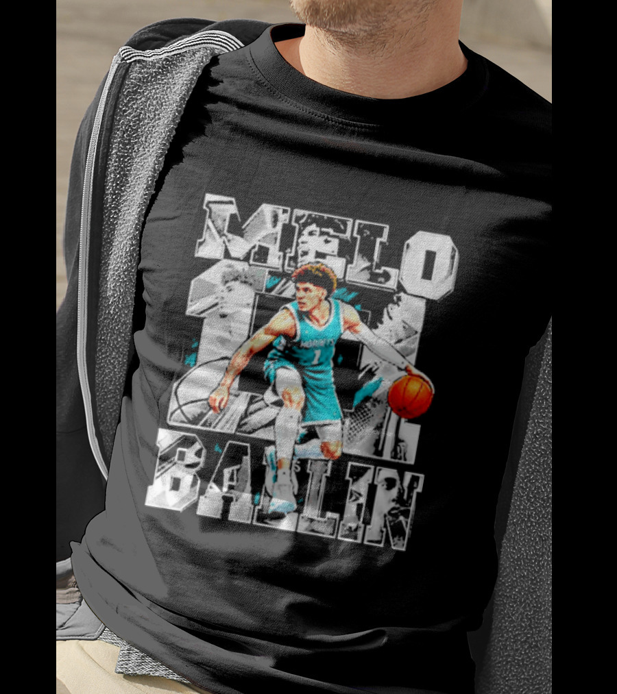Classic LaMelo Ball Melo TEA Ballin Charlotte Hornets Bootleg Rap T-Shirt