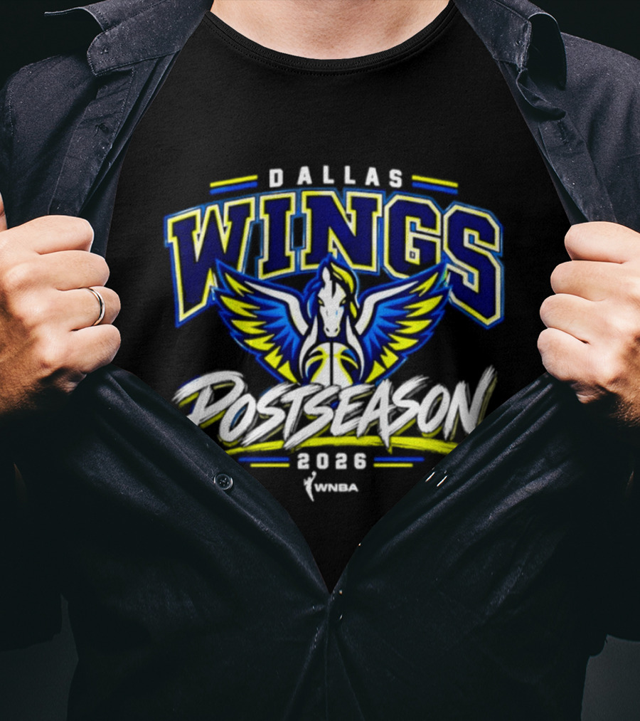Dallas Wings WNBA Postseason 2026 Basketball Team Fans T-Shirt