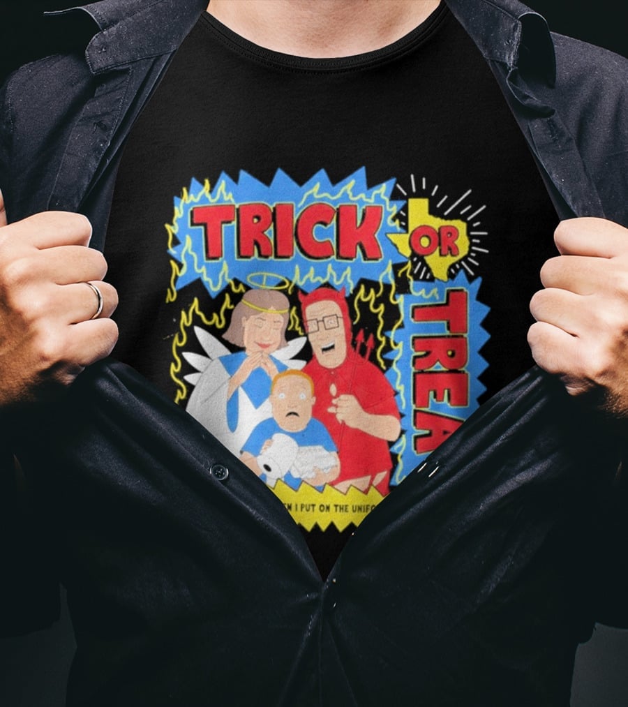 Trick Or Treat Hank Hill Halloween 2026 T-Shirt