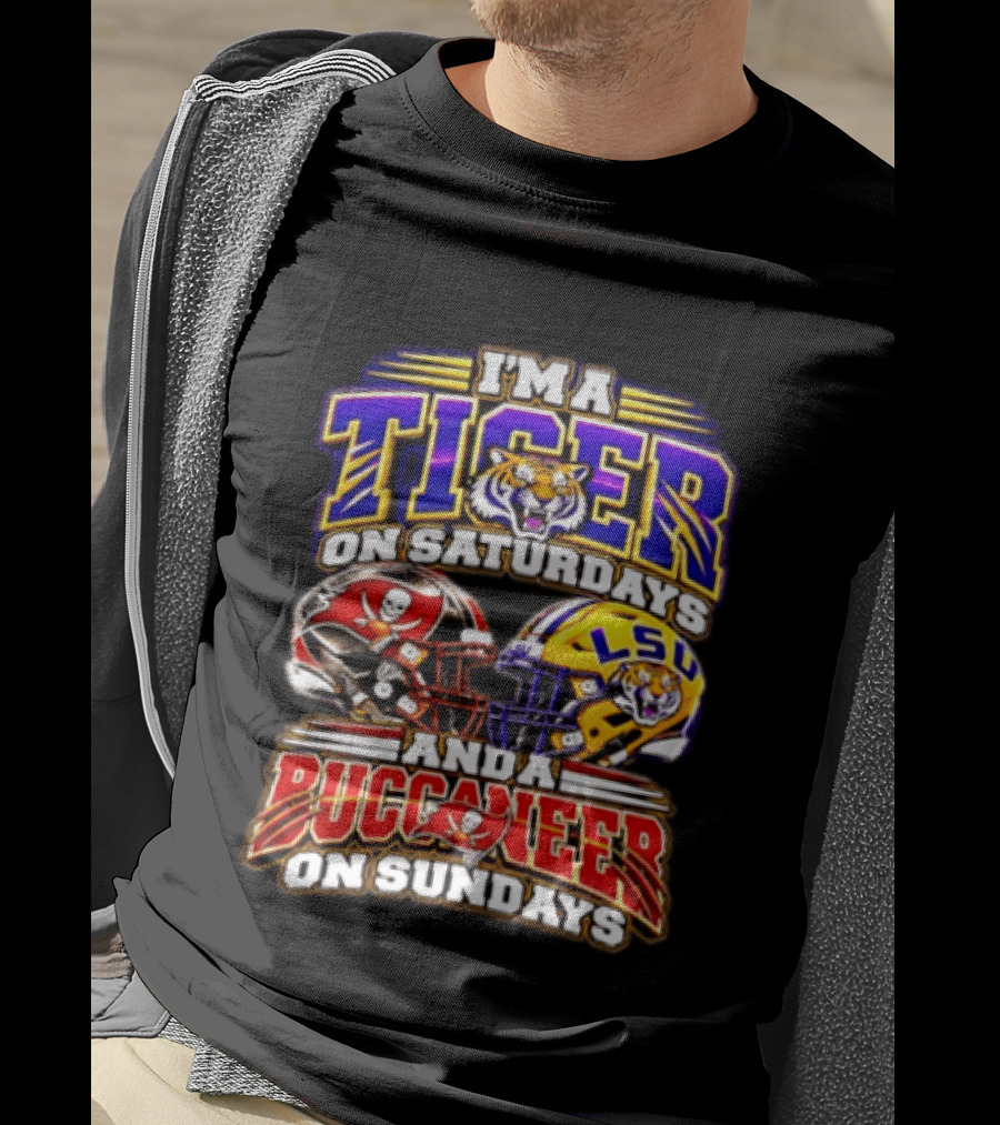 I'm A Tiger On Saturdays And A Buccaneer On Sundays T-Shirt