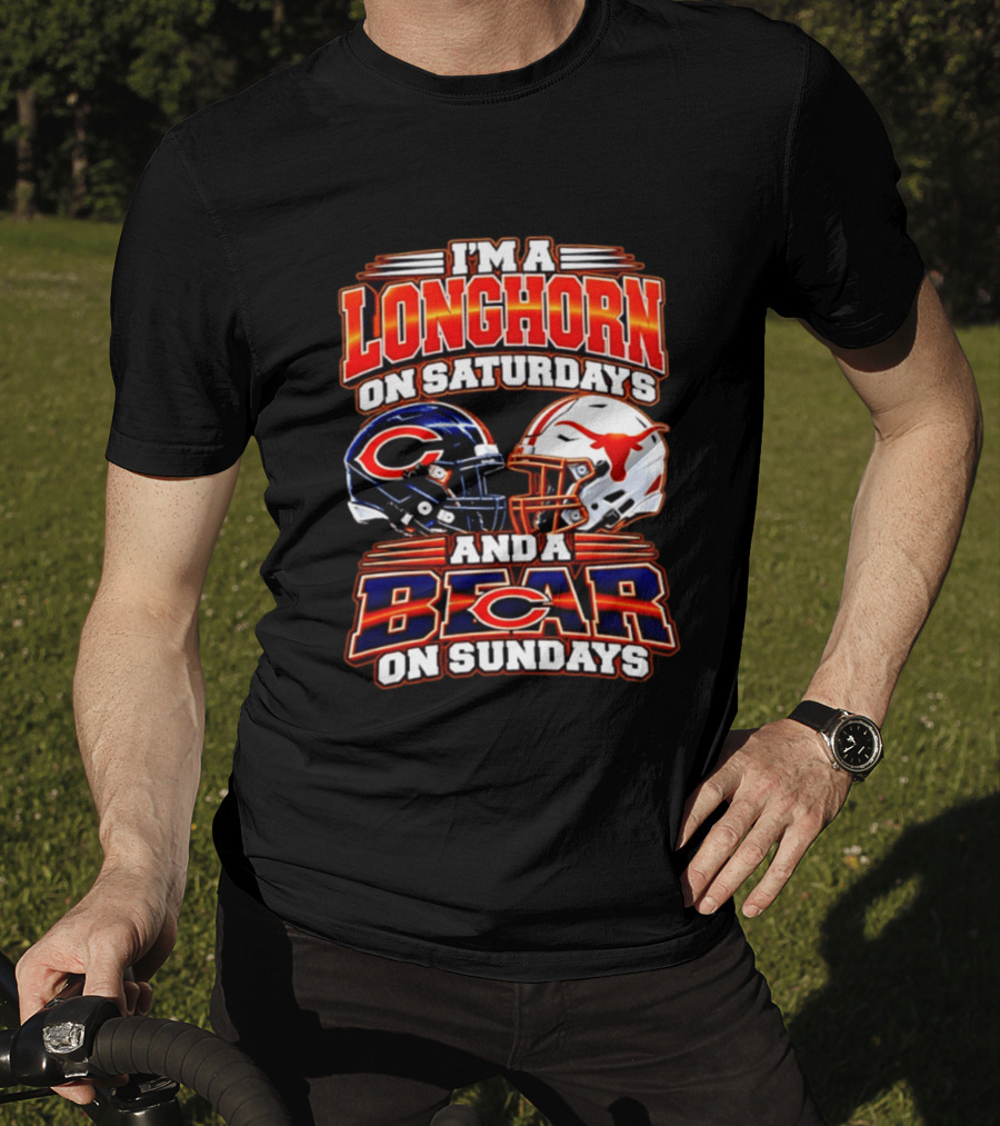 I'm A Longhorn On Saturdays And A Bear On Sundays Football Rivalry 2026 T-Shirt