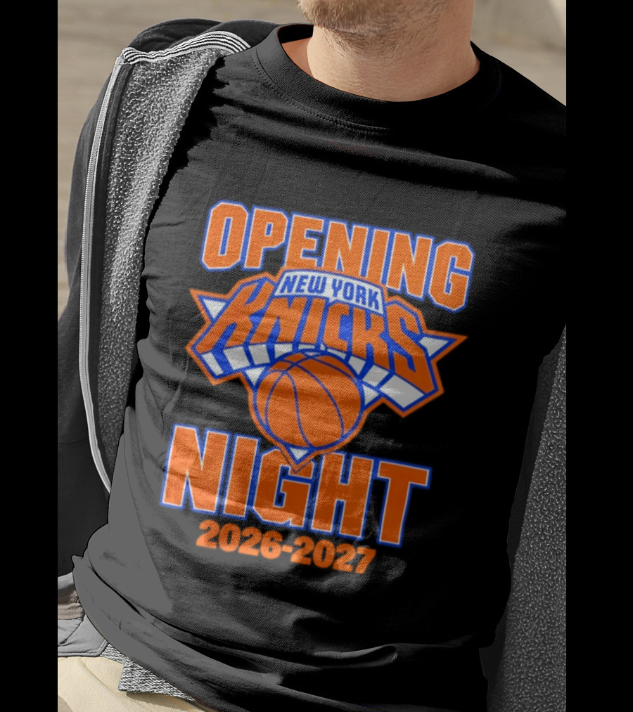 New York Knicks NBA 2026 2027 Opening Night T-Shirt