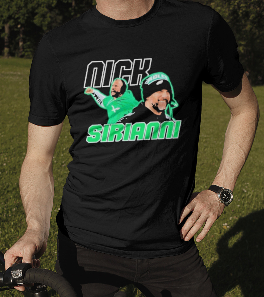 Nick Sirianni Philadelphia Eagles Kelly Green T-Shirt