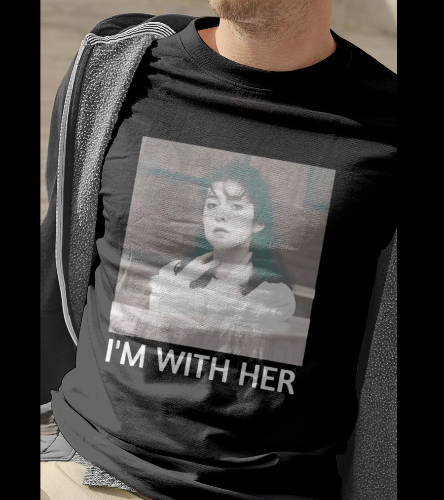 Lorena Bobbitt I'm With Her Courtroom Image T-Shirt