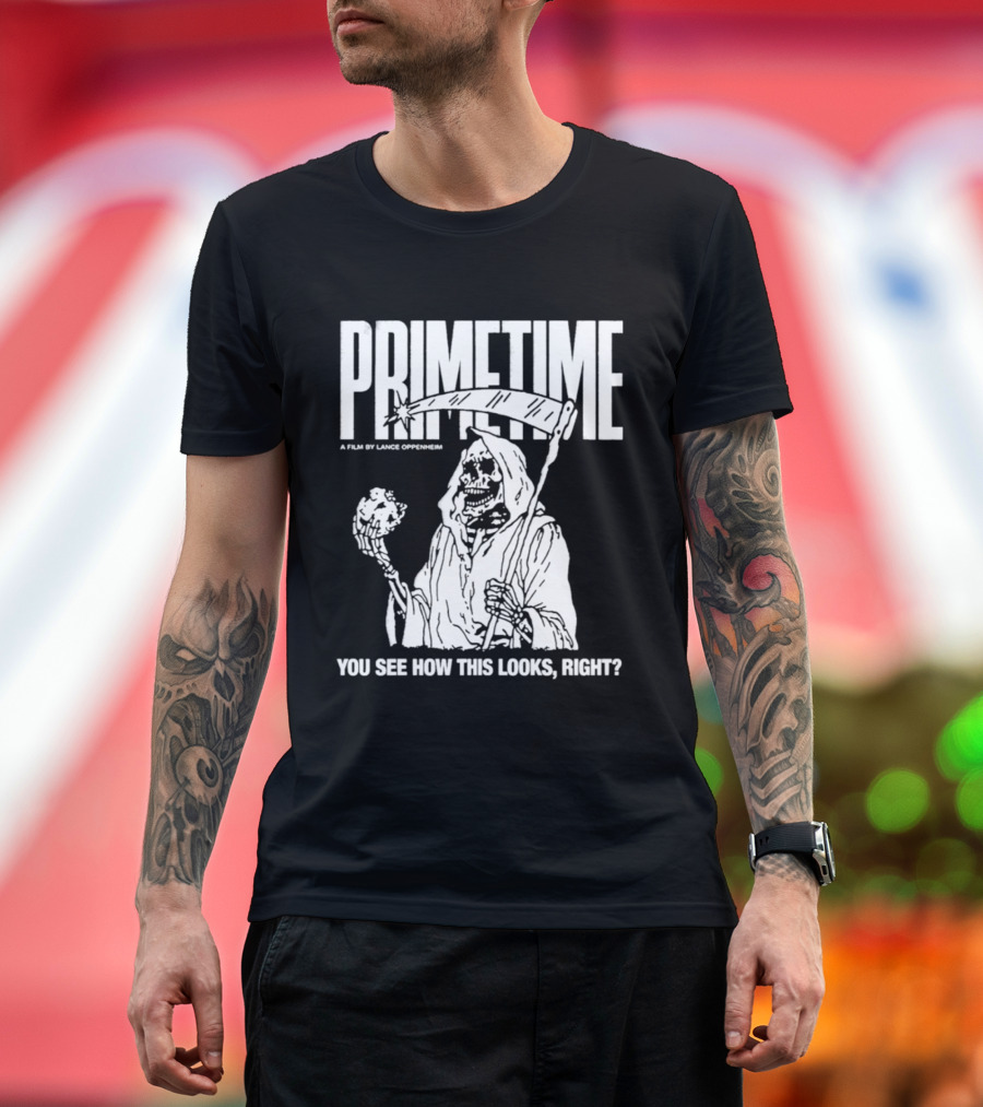 Robert Pattinson Primetime You See How This Looks Right A Film By Louis Oppenheim T-Shirt