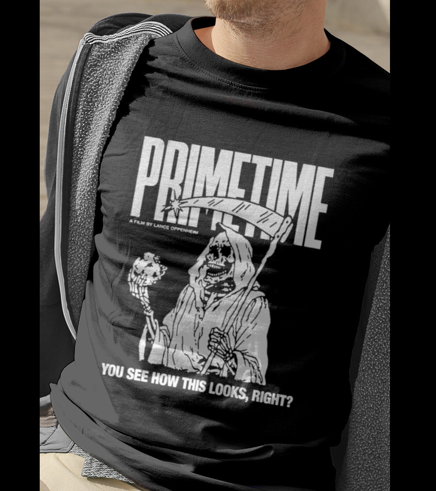 Robert Pattinson Primetime You See How This Looks Right A Film By Louis Oppenheim T-Shirt