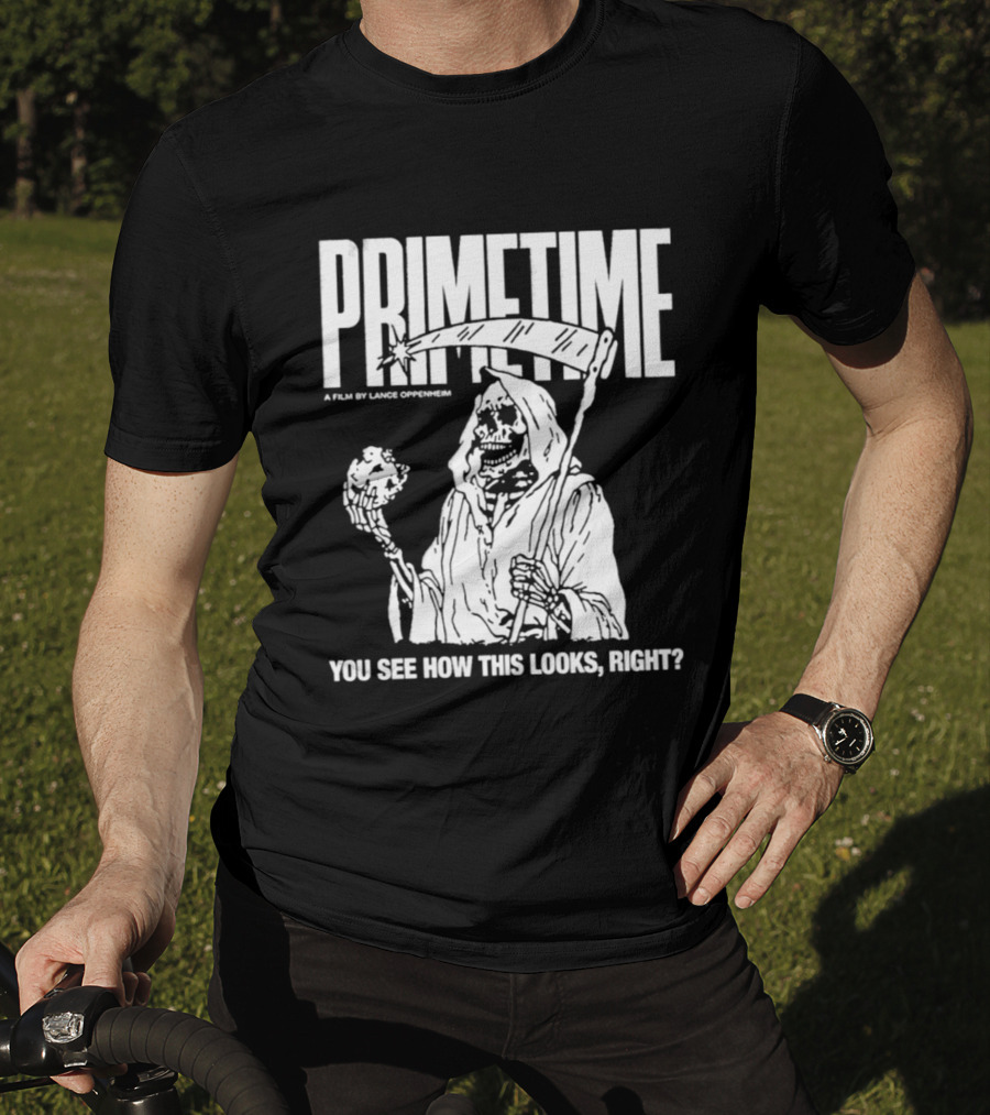 Robert Pattinson Primetime You See How This Looks Right A Film By Louis Oppenheim T-Shirt