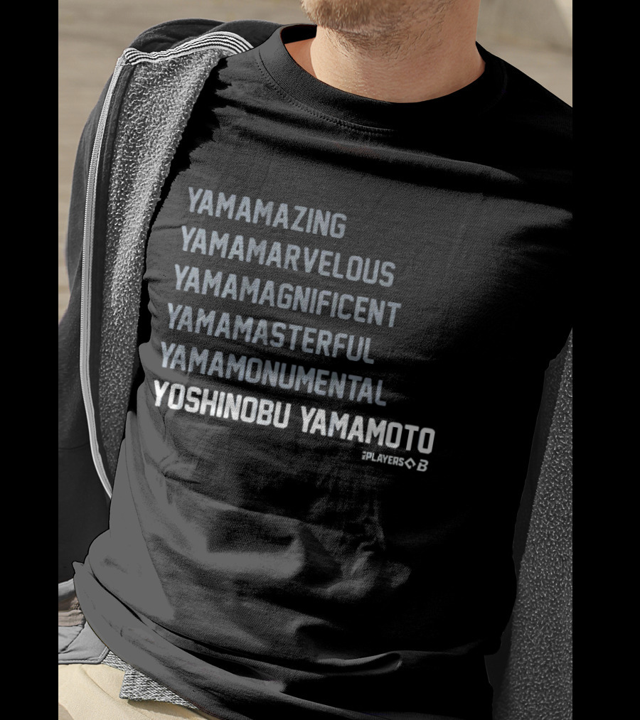 Yamazing Yamamarvelous Yamamagnificent Yamamasterful Yamamonumental Yoshinobu Yamamoto Players 23 T-Shirt