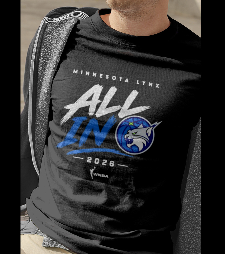 Minnesota Lynx All In 2026 WNBA Team Spirit T-Shirt