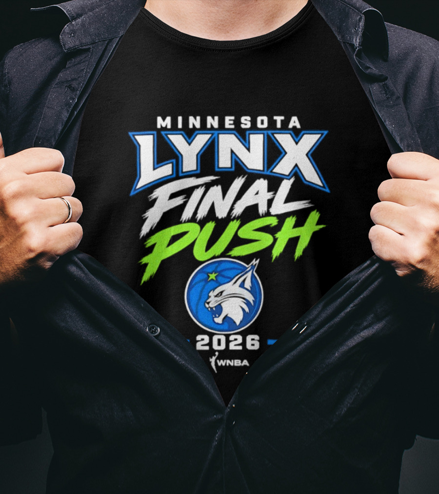 Minnesota Lynx Final Push 2026 WNBA T-Shirt
