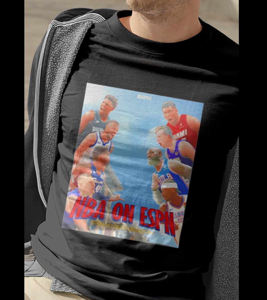 NBA On ESPN Brand New Season 2026 Opening Week Matchups T-Shirt
