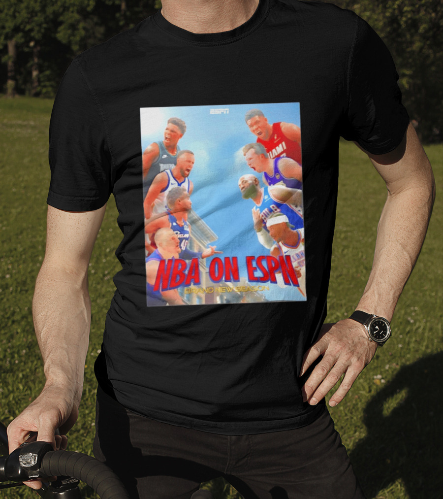 NBA On ESPN Brand New Season 2026 Opening Week Matchups T-Shirt