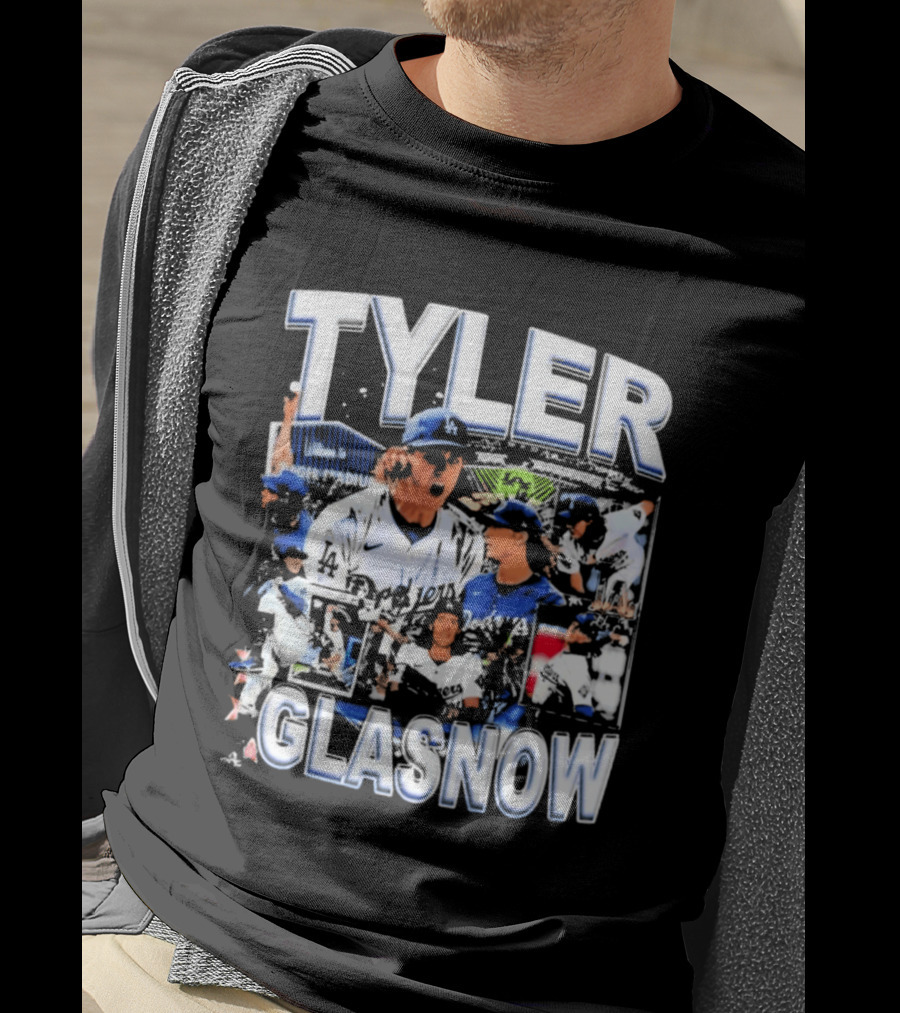 Tyler Glasnow Los Angeles Dodgers Baseball Team T-Shirt