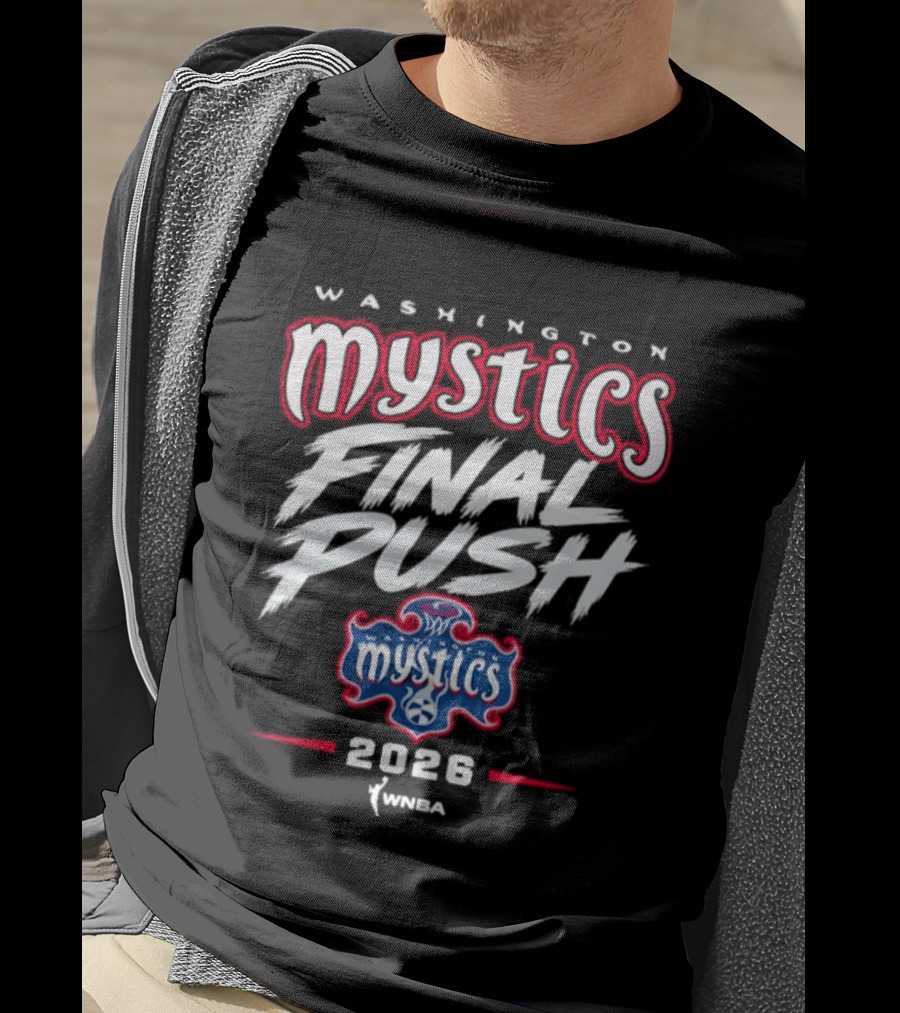 Washington Mystics Final Push WNBA 2026 T-Shirt