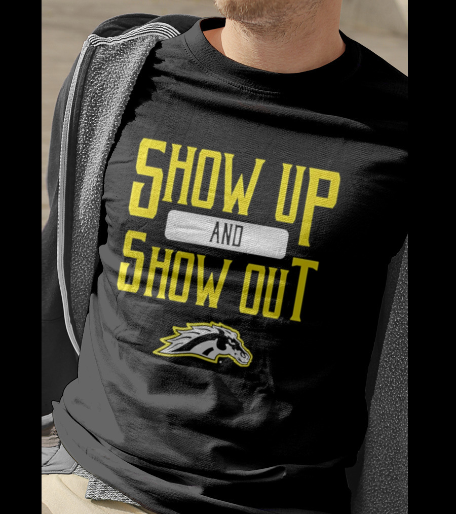 Western Michigan Broncos Show Up Show Out Bold Yellow T-Shirt