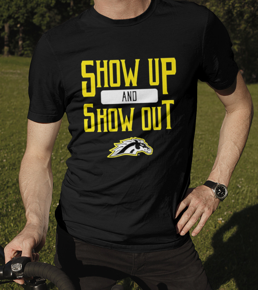 Western Michigan Broncos Show Up Show Out Bold Yellow T-Shirt