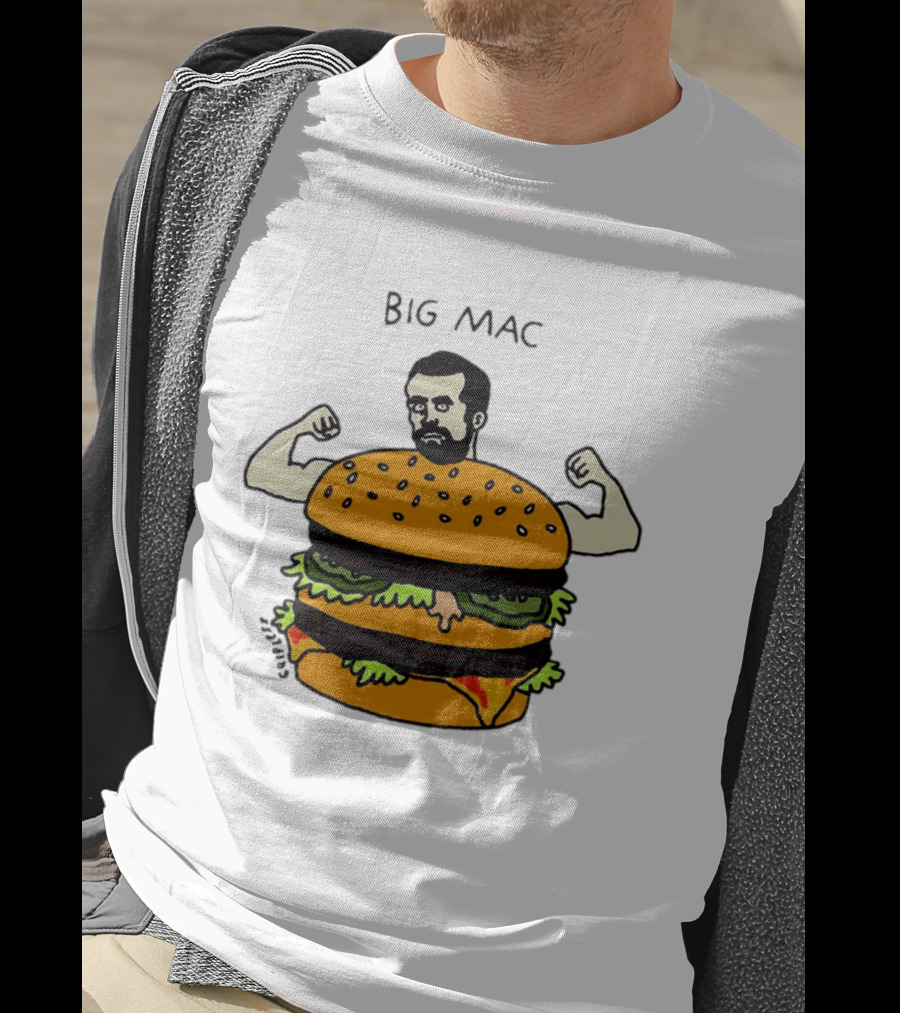 Big Mac Muscle Burger Mac DeMarco Meme T-Shirt