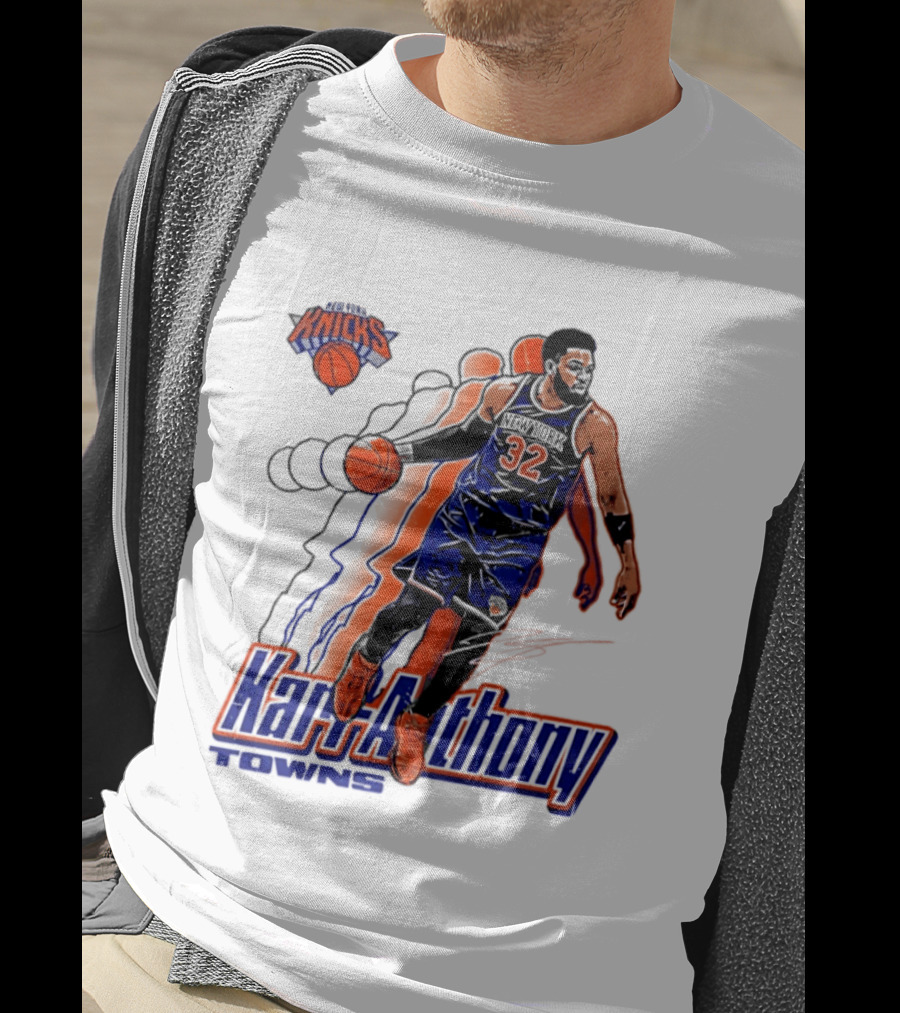 Karl Anthony Towns New York Knicks Basketball 32 T-Shirt