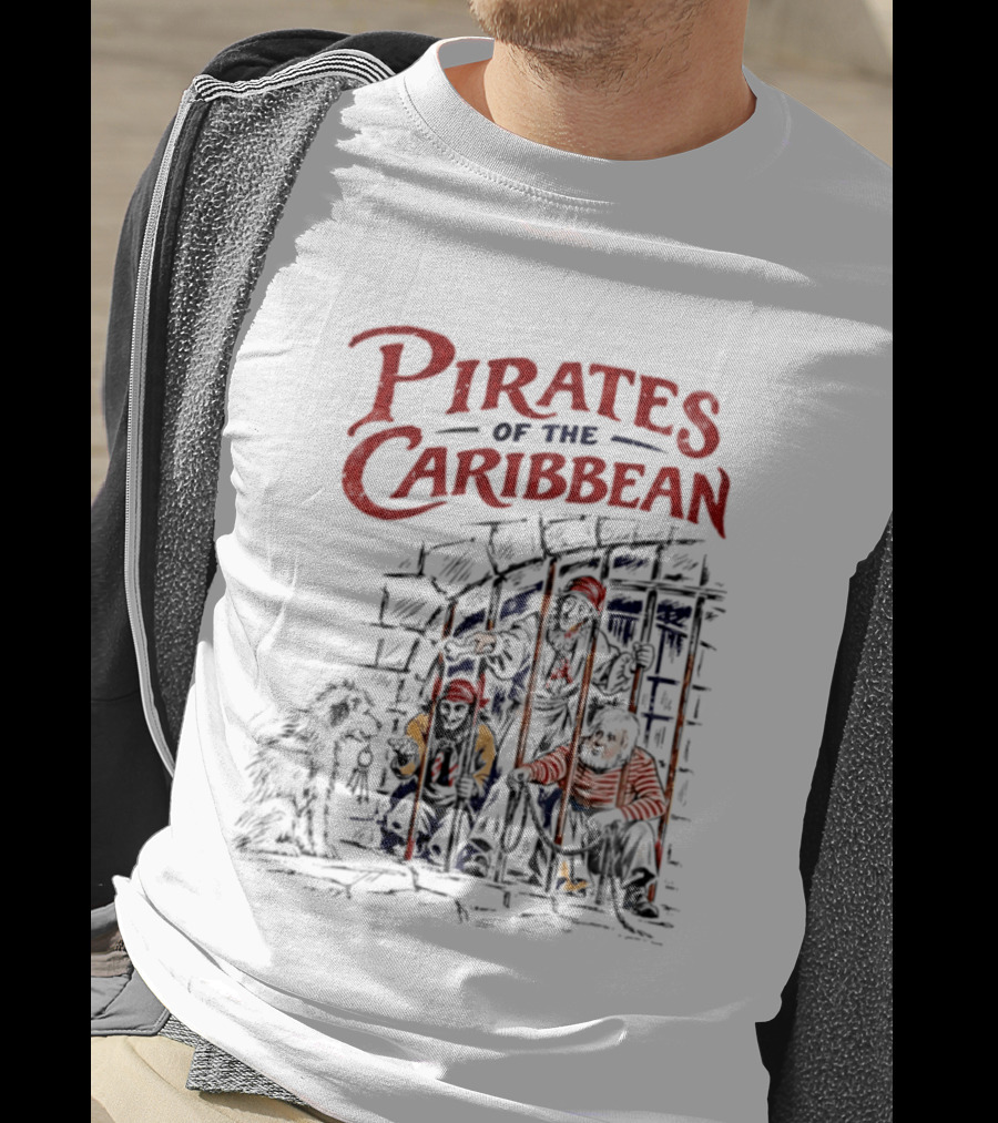 Pirates Of The Caribbean Jail Scene Disney Adventure T-Shirt