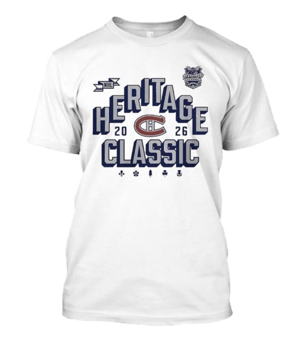 Montreal Canadiens 2026 NHL Heritage Classic Vintage Sports Event T-Shirt